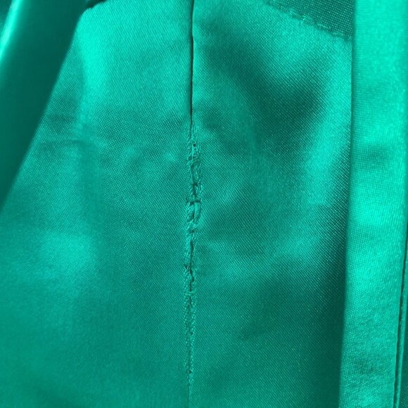 Precious Formal Strapless Sweetheart Neck Jeweled Slit Gown 8 Emerald Prom - Picture 13 of 15